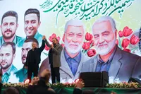 مراسم بزرگداشت شهید سلیمانی