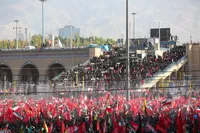 مراسم نماز بر پیکر امام شهید انقلاب اسلامی ایران