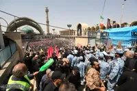 وداع با پیکر مطهر آقای شهید ایران (1)