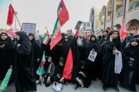 مراسم نماز بر پیکر امام شهید انقلاب اسلامی ایران