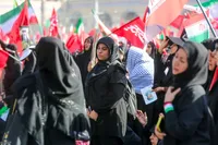 مراسم نماز بر پیکر امام شهید انقلاب اسلامی ایران