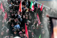 مراسم نماز بر پیکر امام شهید انقلاب اسلامی ایران