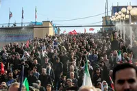 مراسم نماز بر پیکر امام شهید انقلاب اسلامی ایران