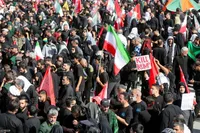 مراسم نماز بر پیکر امام شهید انقلاب اسلامی ایران