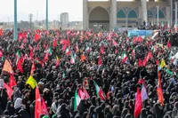 مراسم نماز بر پیکر امام شهید انقلاب اسلامی ایران