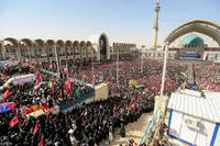 مراسم نماز بر پیکر امام شهید انقلاب اسلامی ایران