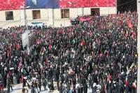 مراسم نماز بر پیکر امام شهید انقلاب اسلامی ایران