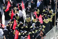 مراسم نماز بر پیکر امام شهید انقلاب اسلامی ایران