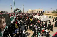 مراسم نماز بر پیکر امام شهید انقلاب اسلامی ایران