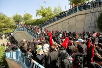 مراسم نماز بر پیکر امام شهید انقلاب اسلامی ایران