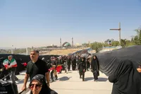 مراسم نماز بر پیکر امام شهید انقلاب اسلامی ایران