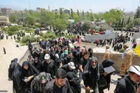 مراسم نماز بر پیکر امام شهید انقلاب اسلامی ایران