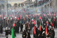 وداع با پیکر مطهر آقای شهید ایران (2)