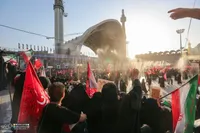 وداع با پیکر مطهر آقای شهید ایران (2)
