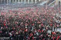 وداع با پیکر مطهر آقای شهید ایران (2)