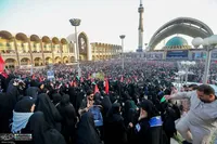 وداع با پیکر مطهر آقای شهید ایران (2)