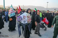 وداع با پیکر مطهر آقای شهید ایران (2)