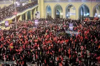 وداع با پیکر مطهر آقای شهید ایران (2)