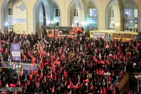 وداع با پیکر مطهر آقای شهید ایران (2)